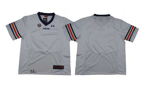 Men%27s Auburn Tigers Under armour White NCAA Customized 2018 Jersey